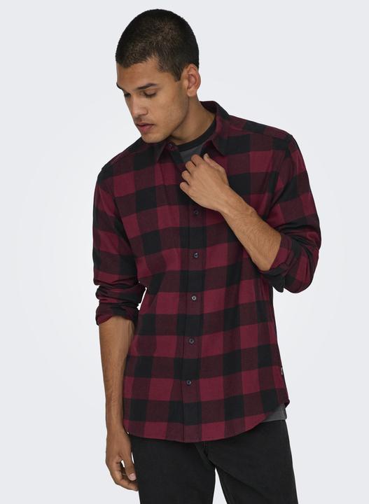 Immagine prodotto Only & Sons Kariertes Langarmhemd (XS)