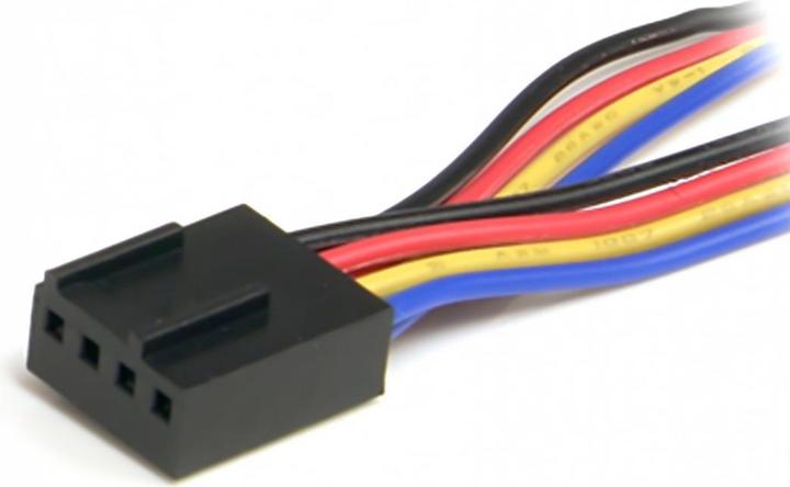 Actual product image StarTech 12in 4 Pin Fan Power Y Cable