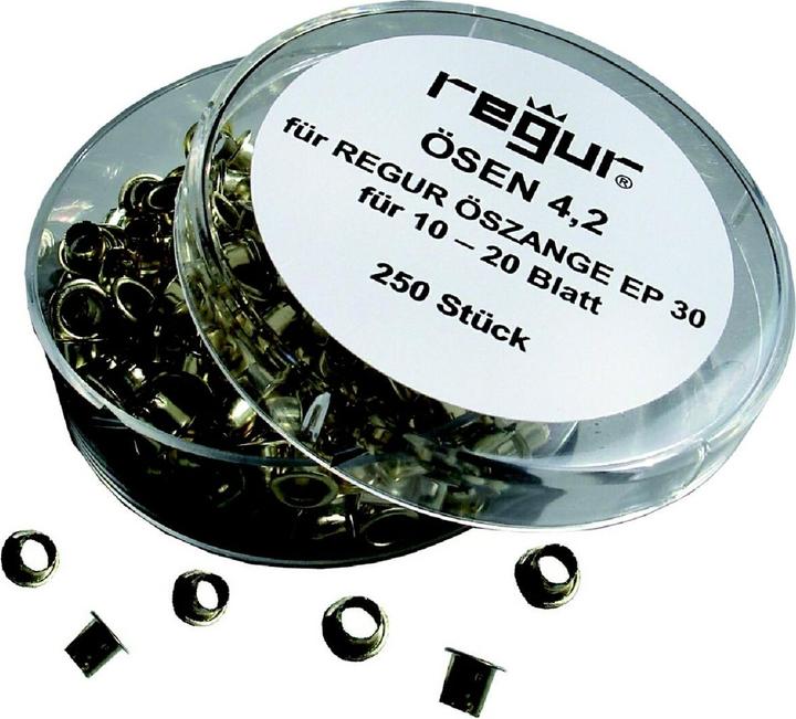 Produktbild Magni Ösen 4,2mm für EP 30 Stanz- und Ösenzange, 250 Stück für 10 - 20 Blatt für Verträge, zum Präse