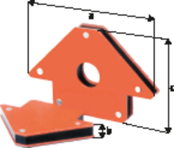 Actual product image Beloh Multi-angle magnet 45/90 120x15x82mm
