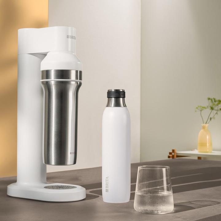 Actual product image Brita sodaTRIO Edelstahlflasche