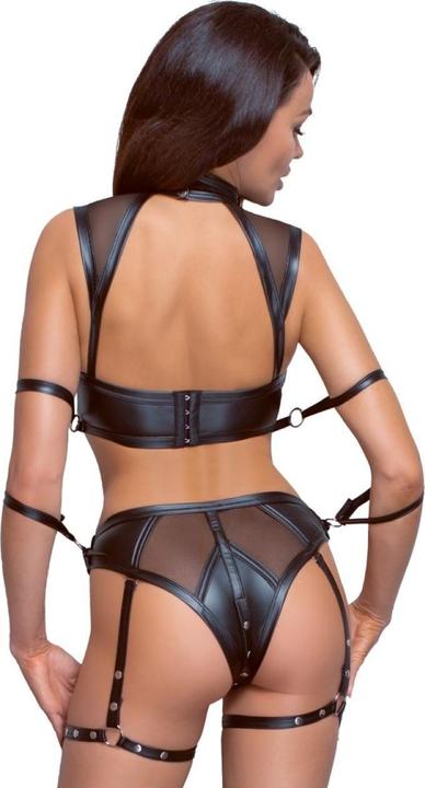 Actual product image Cottelli Collection Top und Slip schwarz L (L)