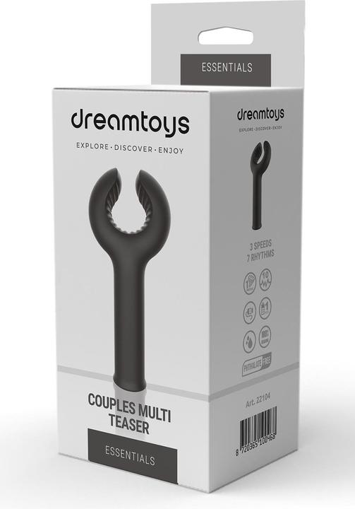Image du produit Dreamtoys Vibromasseur Essential Couples Multi Teaser 3 vitesses de vibration et 7 motifs rythmiques