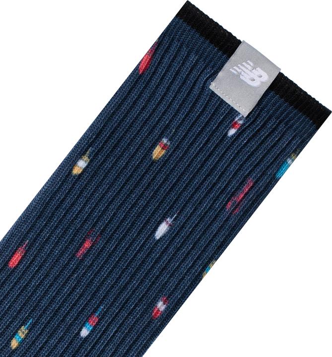 Actual product image New Balance Digital Print Crew Socks 1 Pair (L)