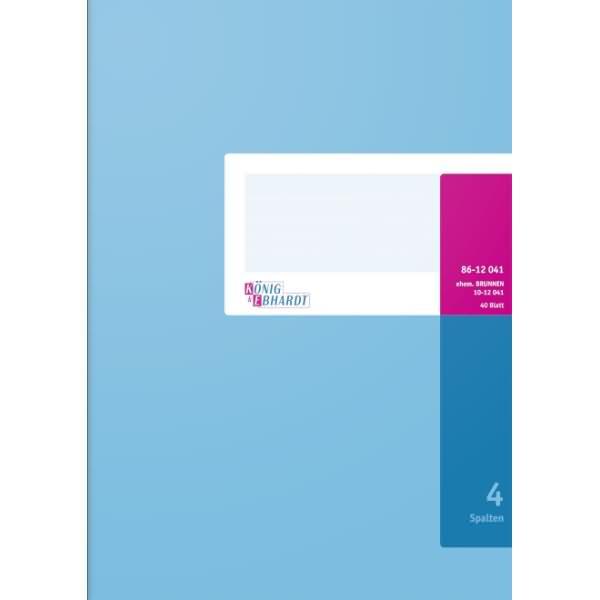 Produktbild König & Ebhardt Spaltenbuch A4 40Bl 4SP (40 x)