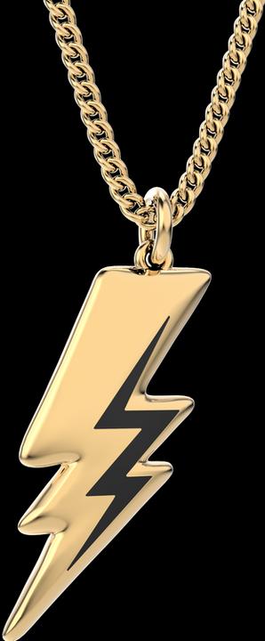 MTM Lightning Bolt Necklace (18k Gold, Messing, 43 cm)