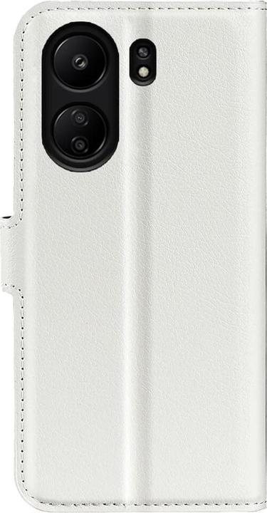 Actual product image Cover-Discount Xiaomi Poco C65 / Redmi 13C - Leather case white (Xiaomi Poco C65, Xiaomi Redmi 13C)