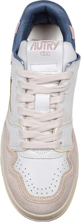 Immagine prodotto Autry sneakers clc low in suede e nabuk bianco e beige (39)