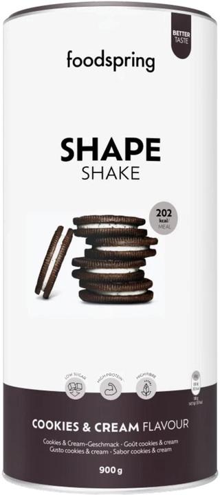 Foodspring Shape Shake (Cookies-Cream, 1 pcs., 900 g)