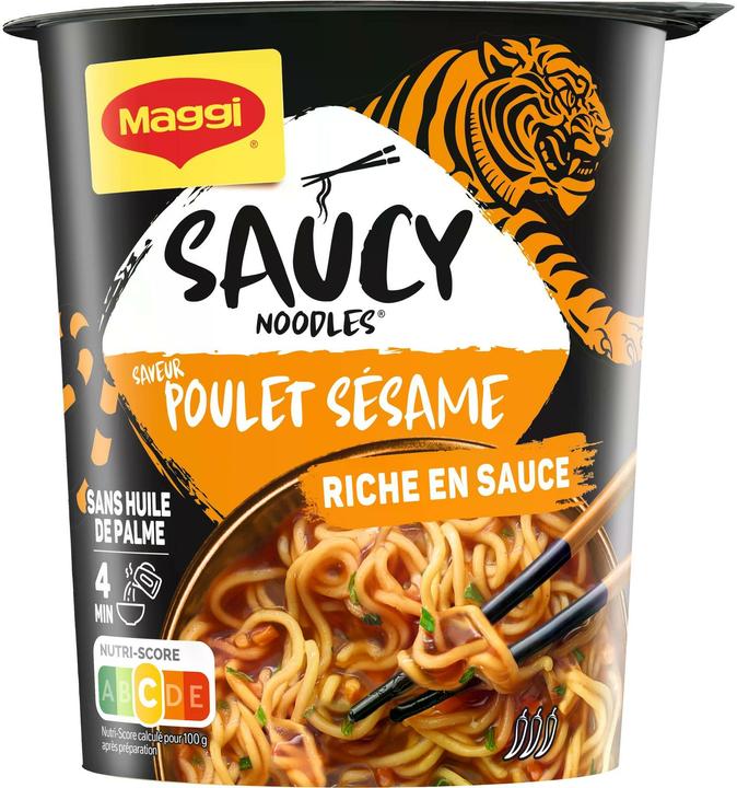 Immagine prodotto Maggi Pasto pronto Saucy Noodle Pollo al Sesamo 75 g (90 g)