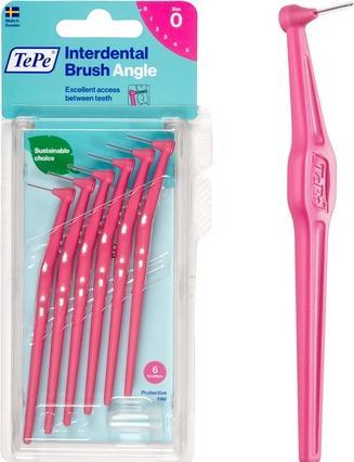 Actual product image TePe Interdental brushes Angle ISO 0 (6 x, 0.40 mm)