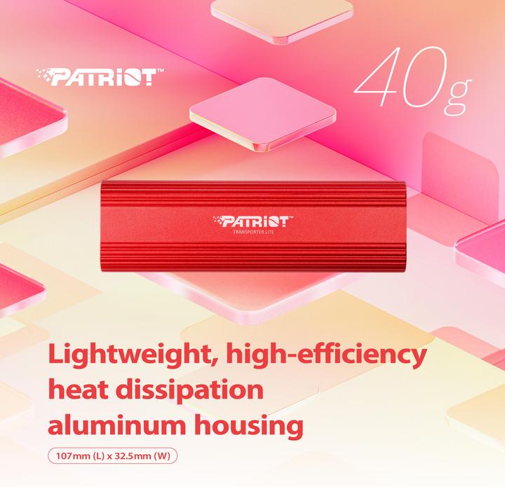 Produktbild Patriot SSD 2TB 1.0/1.0 Transporter Lite Portable USB rd PAT (2 TB)