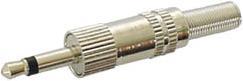 Produktbild Velleman 3.5Mm Male Jack Connector Nickel Mono