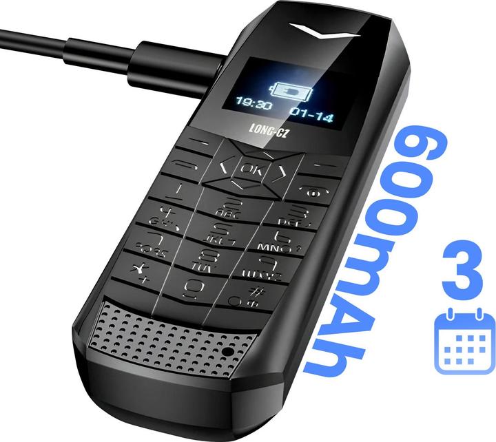 Produktbild Avizar Mini 4G-LTE-Handy ultrakompakt 5 Std. Akkulaufzeit (4G)