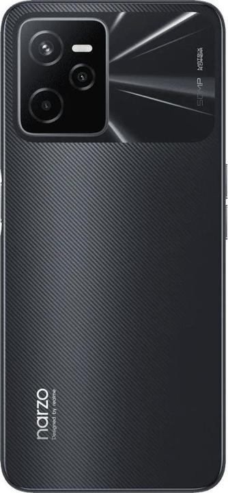 Produktbild realme Narzo 50A Prime 64GB Flash Black (16.7cm (6.6 ") IPS LCD screen, Android 11, 50MP triple camera (64 GB, Flash black, 6.60", Dual SIM, 50 Mpx, 4G)