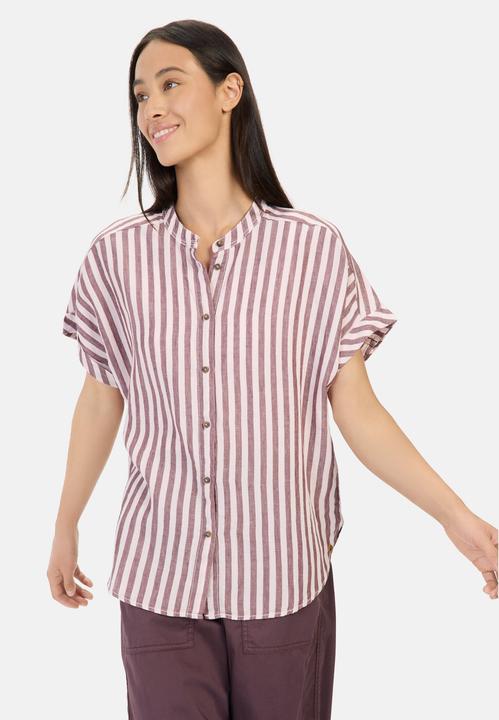 Immagine prodotto Camel Active Gestreifte Bluse aus Leinen-Lyocell-Mix (XS)
