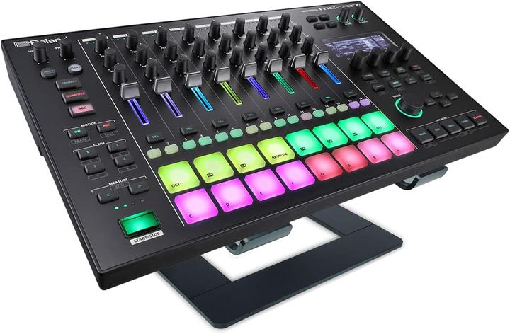 Image du produit Roland MC-707 Groovebox avec support Noir