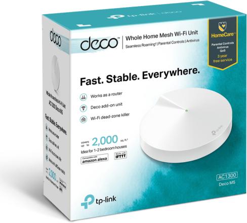 Actual product image TP-Link Deco M5 Dualband WLAN Mesh Set of 1 (AC1300)