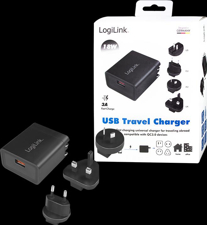 Produktbild LogiLink USB Travel Charger (18 W)