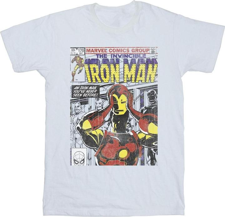 Iron Man Head Gear Off TShirt Jungen