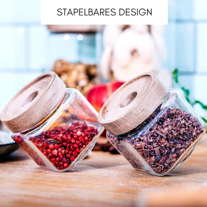 Image du produit Econovo Set de pots à épices (0.22 l)