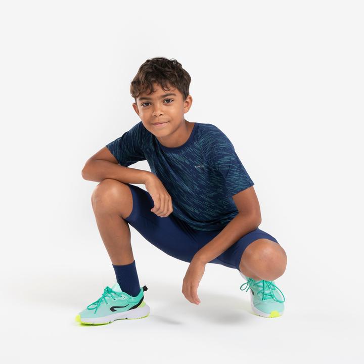 Produktbild Kiprun Laufshirt Kinder ultraleicht - Light 900 blau/grün (152)