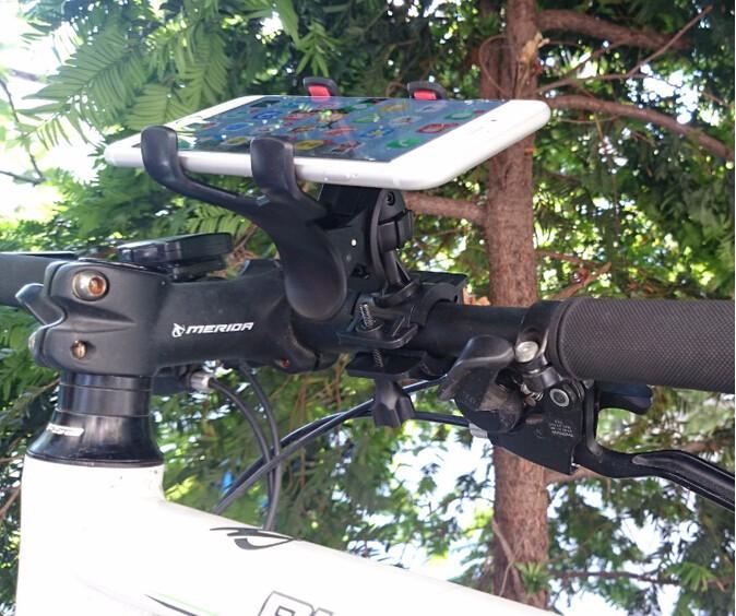 Produktbild PhoneLook Universal Handyhalter für Fahrradlenker Velo Halterung für Smartphone