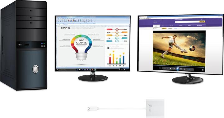 Actual product image j5Create USB 3.0 to (HDMI, 1.50 cm)