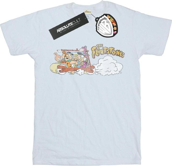 The Flintstones Family Car Distressed TShirt (M)