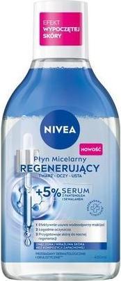 Produktbild NIVEA Mizellenwasser zur Make-up-Entfernung für empfindliche und müde Haut Regenerierend 400ml (400 ml)