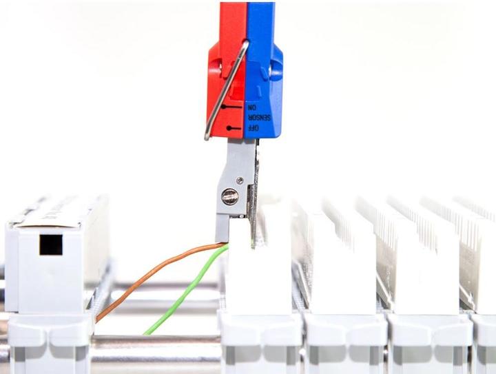 Produktbild Weicon Anlegewerkzeug LSA Sensor No.40 blau/rot (185 mm)