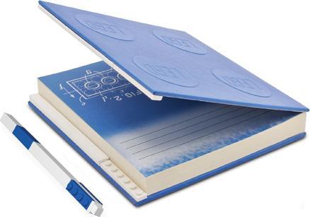 Image du produit LEGO Bloc-notes bleu Square avec stylo (LEGO DC)