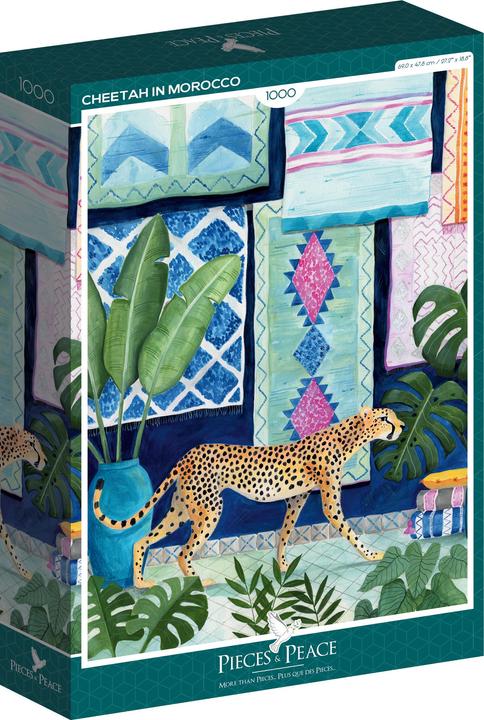 Produktbild Pieces & Peace Puzzle 1000 pieces Cheetah in Morocco (1000 Teile)