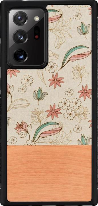 Immagine prodotto Man.Wand Custodia &WOOD per Galaxy Note 20 Ultra fiore rosa juodas (Samsung Galaxy Note 20 Ultra)