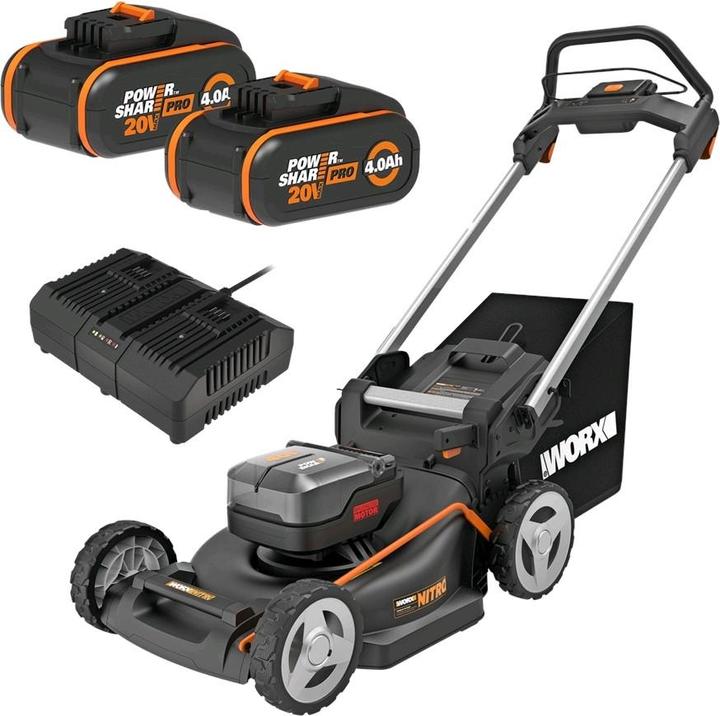 Actual product image Worx Akku RasenmäherSchnittbreite 46 cm (Rechargeable battery operated)