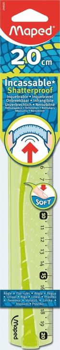 Actual product image Maped 244020 Flat ruler Flex, 200 mm made of plastic, break-proof (200 mm)