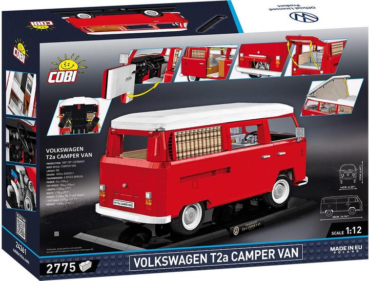 Actual product image Cobi 2650 PCS VOLKSWAGEN /24361/ TRANSPORTER T2A EXECUTIVE
