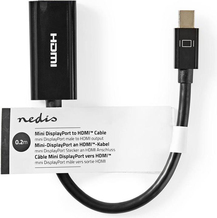 Image du produit Nedis 0,2 m Mini DisplayPort (Mini DP, 20 cm)