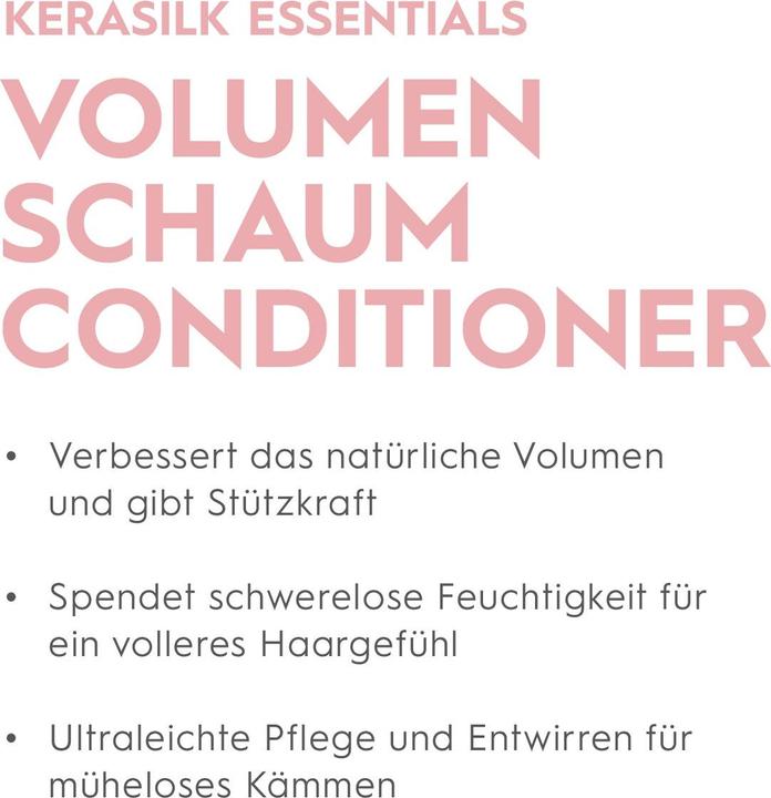 Actual product image Kerasilk Volume Foam Conditioner (150 ml)