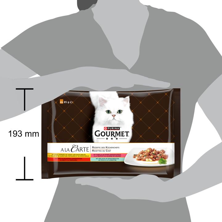 Immagine prodotto Gourmet à la carte (Adulto, 4 pz., 85 g)
