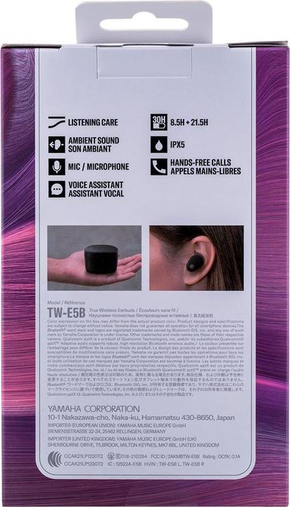Image du produit Yamaha TW-E5B (ANC, 30 h, Filaire)