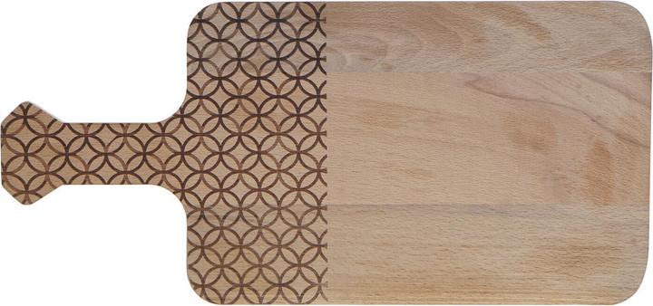 DKD Home Decor Schneidebrett natürlich Buche rechteckig 20 x 42 x 1,5 cm