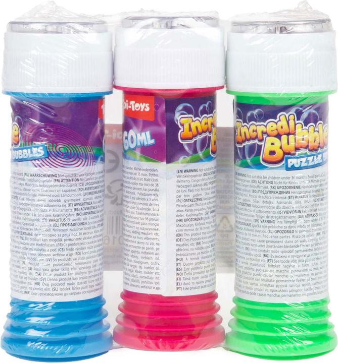 Productafbeelding Toi-Toys Incredibubble Seifenblasen mit Geduldsspiel, 3-tlg.