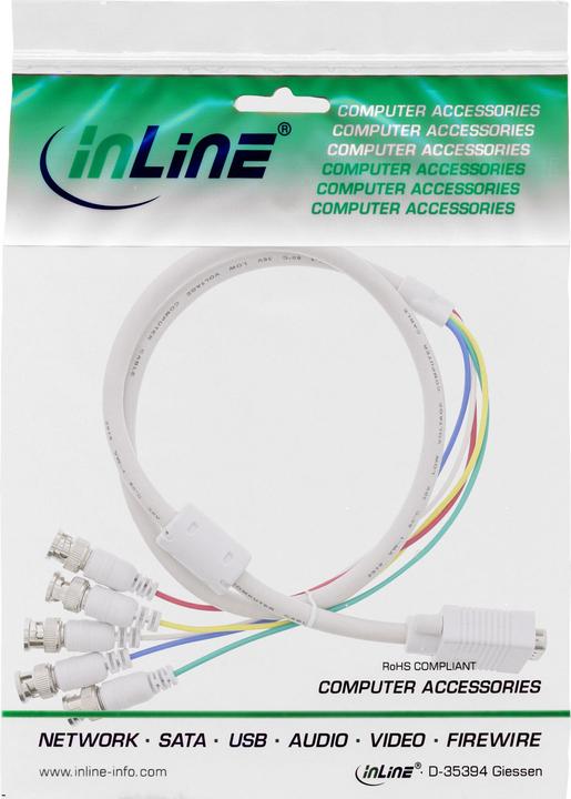 Actual product image InLine VGA BNC cable (3 m, VGA)
