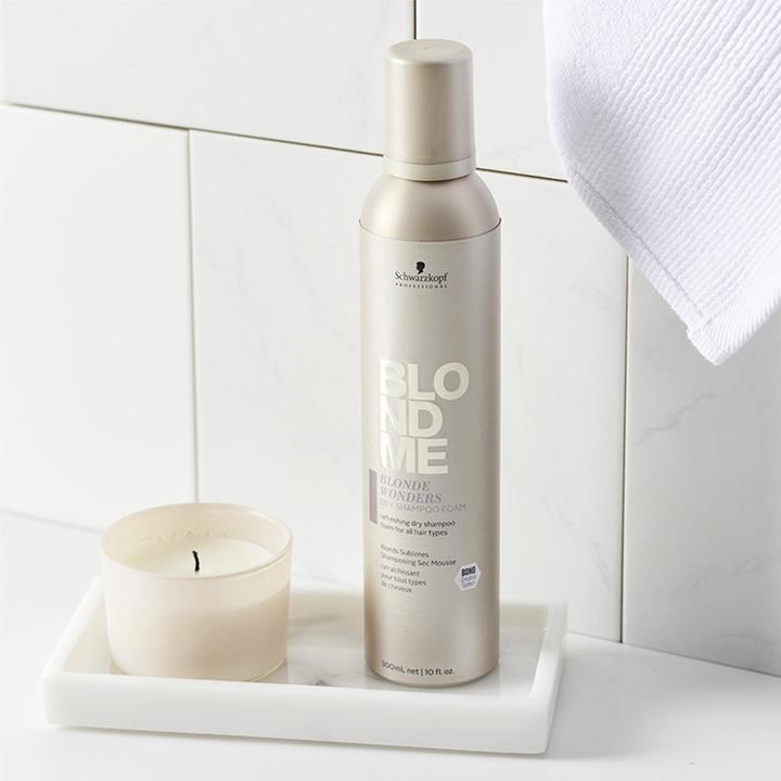 Actual product image Schwarzkopf Blondme - Blonde Wonders Dry Shampoo Foam (300 ml, Dry shampoo)