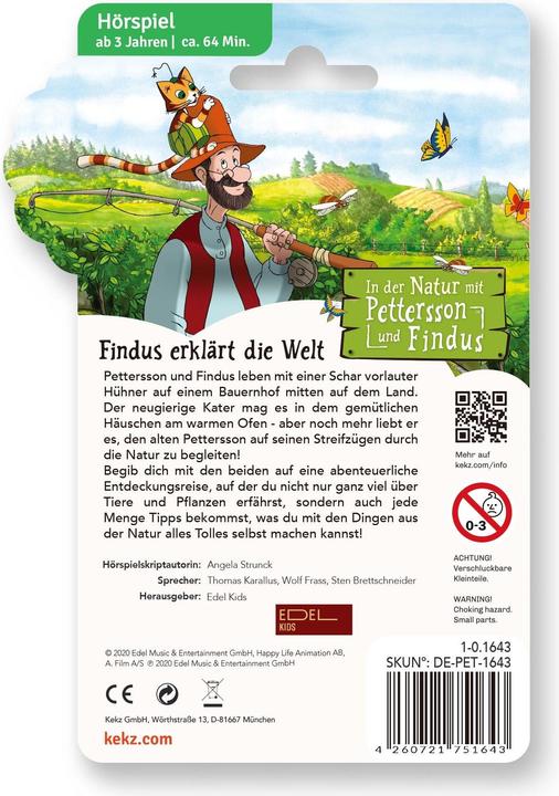 Image du produit Kekz Puce audio Pettersson et Findus : Findus explique le monde (Allemand)