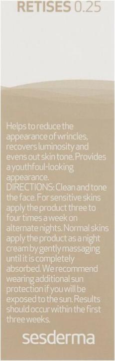 Actual product image Sesderma Retises (30 ml, 24h cream)