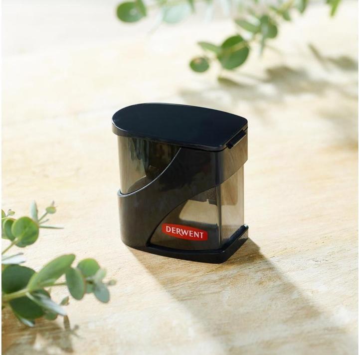 Immagine prodotto Derwent Temperino a doppio foro con contenitore, nero