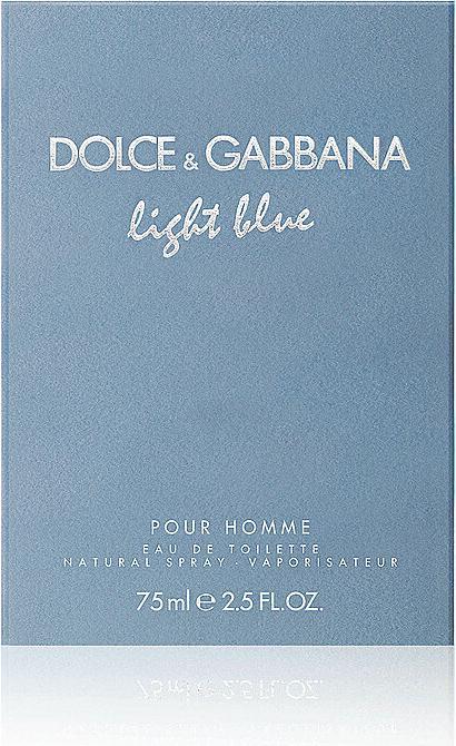 Actual product image Dolce & Gabbana Light Blue (Eau de toilette, 75 ml)