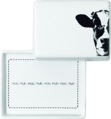Image du produit Räder Roues POESIE ET Table. Petit déjeuner. BEURRIER PETIT MOTIF VACHE